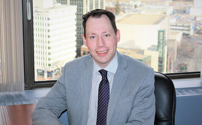 photo of Edmonton Family Lawyer Jordan Bienert of Capital City Law
